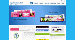 Desktop Screenshot of anjupharma.com